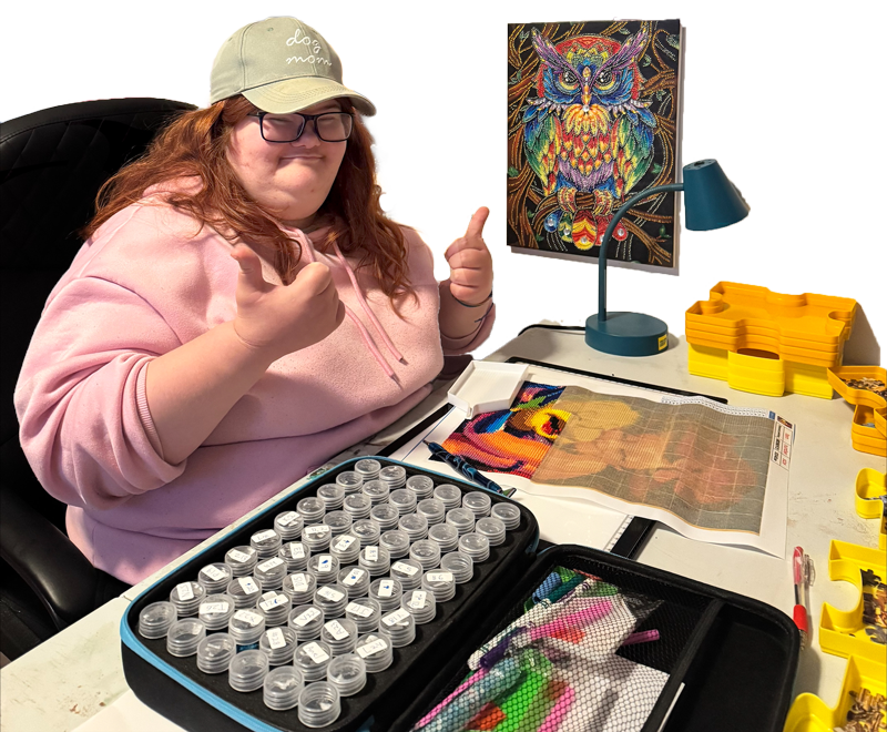 SL making gem artwork