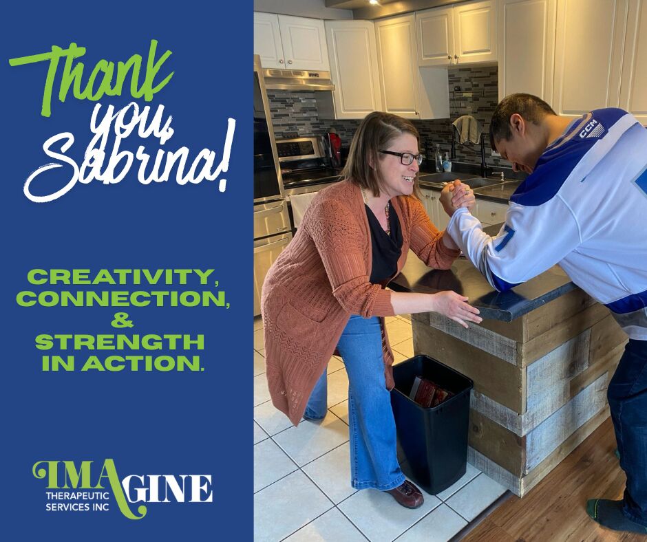 Sabrina and KB arm wrestle